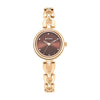 Jam Tangan Tali Logam Dail Lagan Coklat-2601WM04