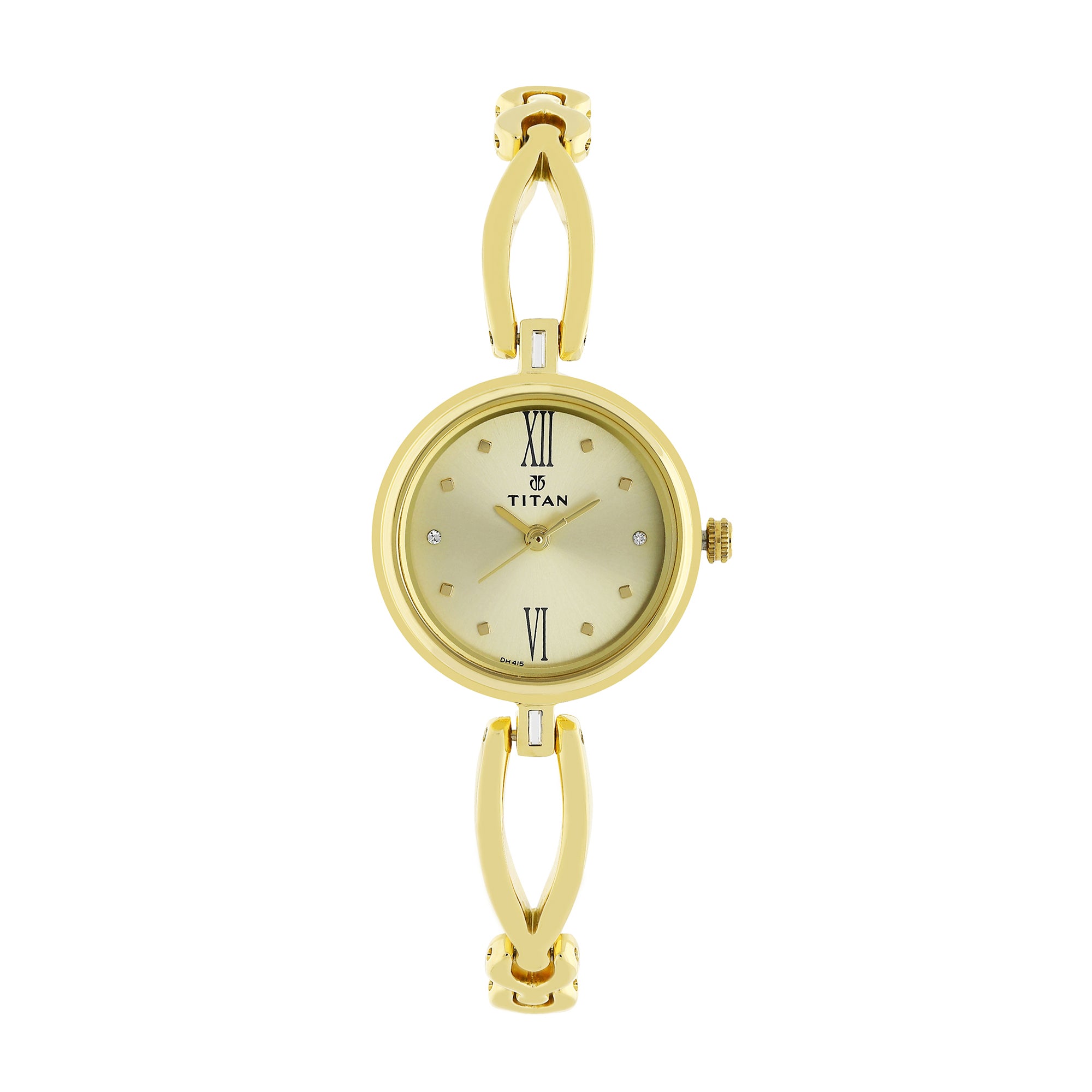 Titan Karishma Champagne Dial Analog Watch for Women-2601YM01