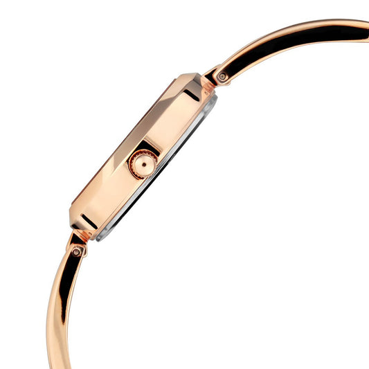 Raga Viva Rose Gold Dial Metal Strap Watch-2606WM05