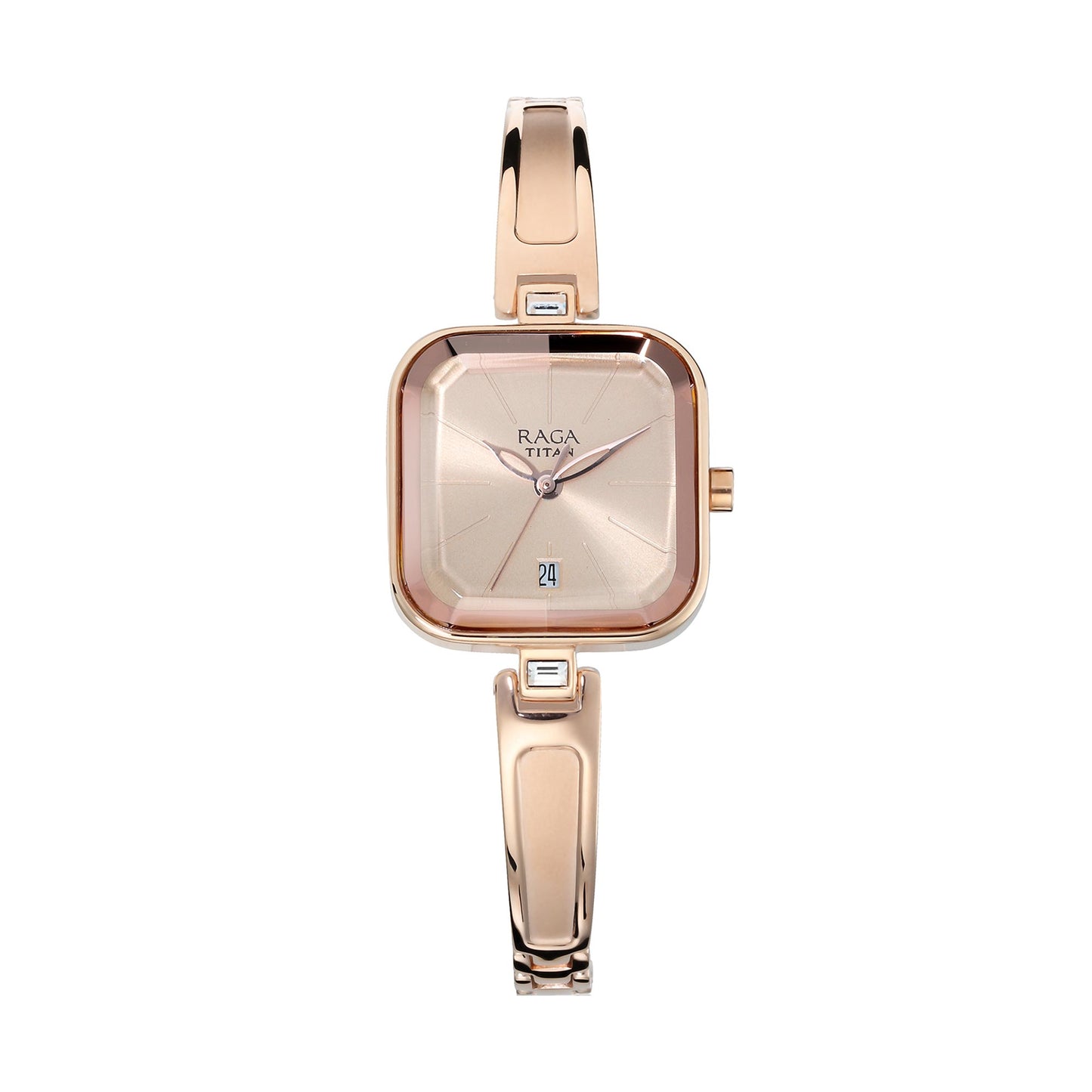 Titan Raga Viva Rose Gold Dial Analog Watch for Women-2607WM01