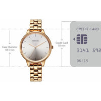 Titan Neo Grey Dial Metal Strap Watch for Women