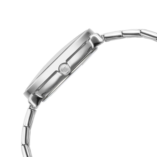 Titan Marhaba White Dial Stainless Steel Strap Watch for Women