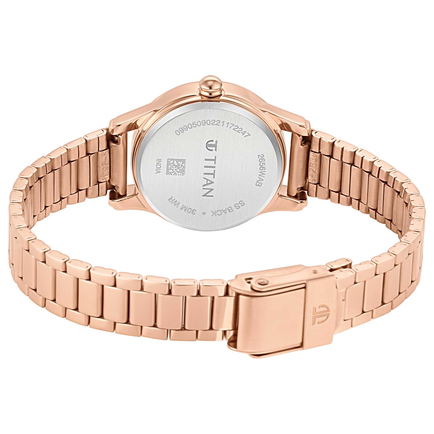 Titan Lagan Silver Dial Women Watch With Metal Strap