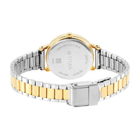 Titan Karishma Grey Dial Stainless Steel Strap Watch for Women