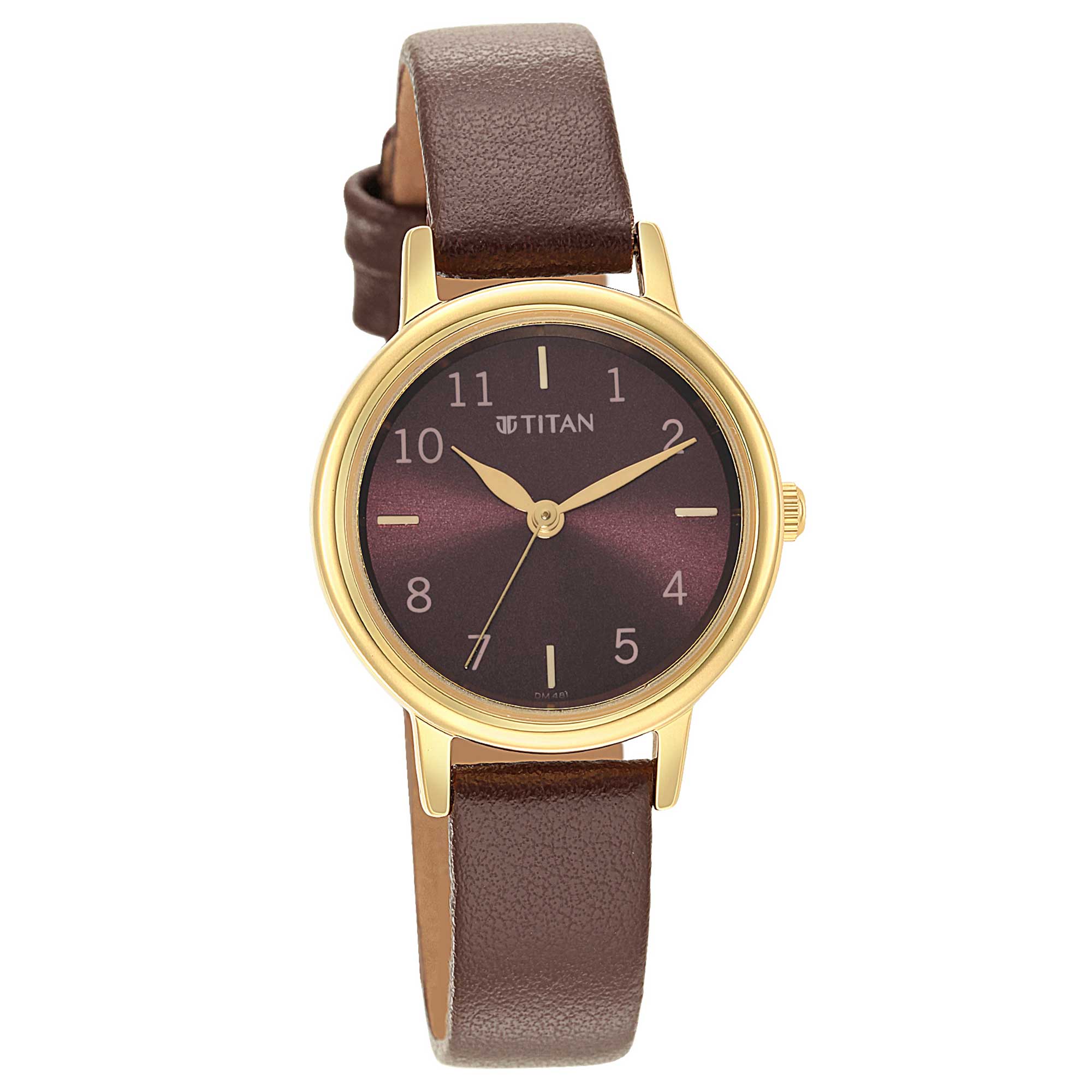 Women Karishma Brown Dial Metal Strap Watch