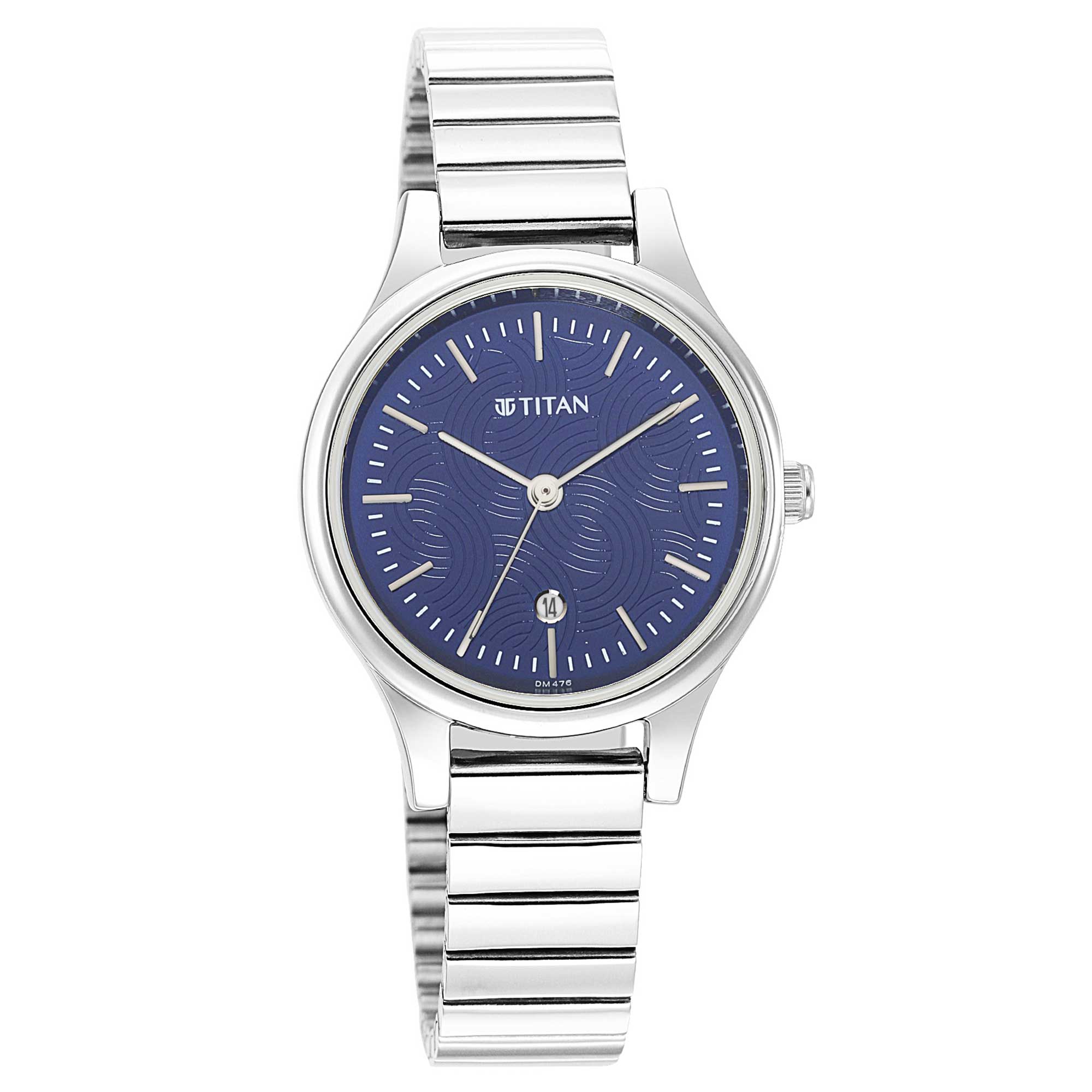 Women Karishma Blue Dial Metal Strap Watch