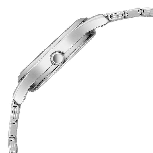 Titan Karishma Quartz Analog Black Dial Silver Stainless Steel Strap Watch For Women(2679SM02)