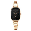 Titan Raga Chic Quartz Analog Black Dial Rose Gold Metal Strap Watch for Women-2687WM01