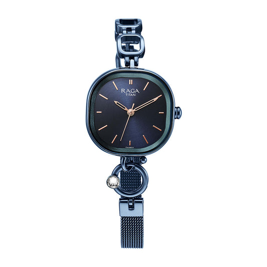 Raga Delight Blue Dial Metals Strap Watch-2693QM01