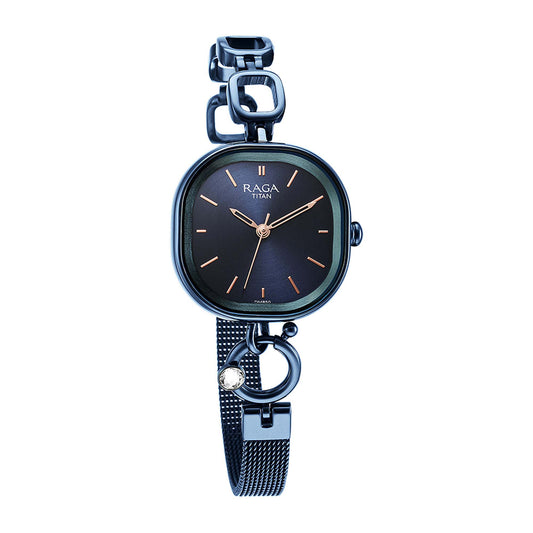 Raga Delight Blue Dial Metals Strap Watch-2693QM01