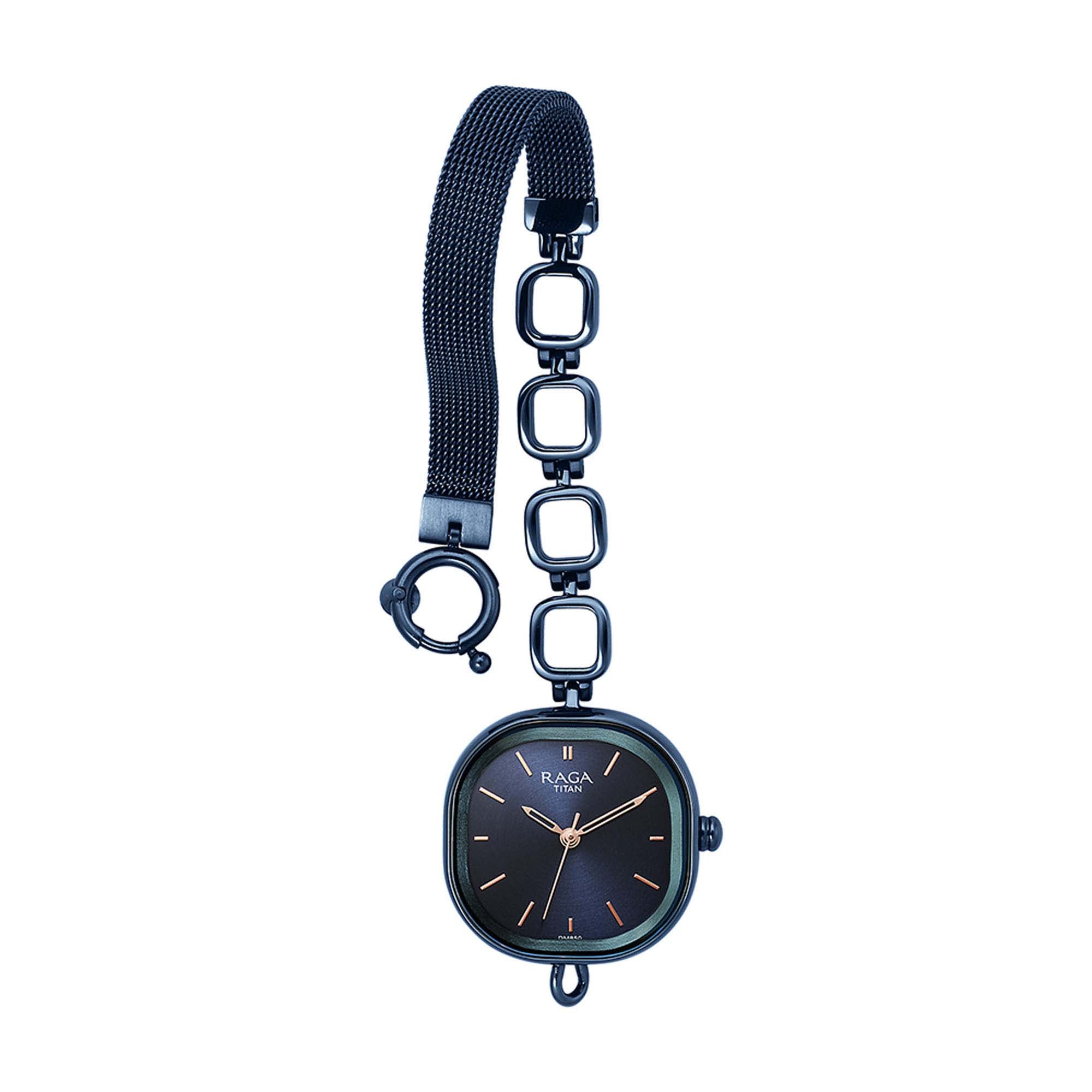 Raga Delight Blue Dial Metals Strap Watch-2693QM01