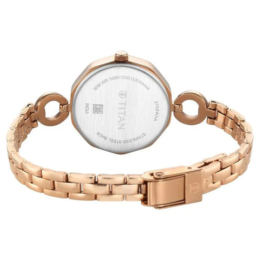 Titan Karishma White Dial Watch for Women (2702WM01)