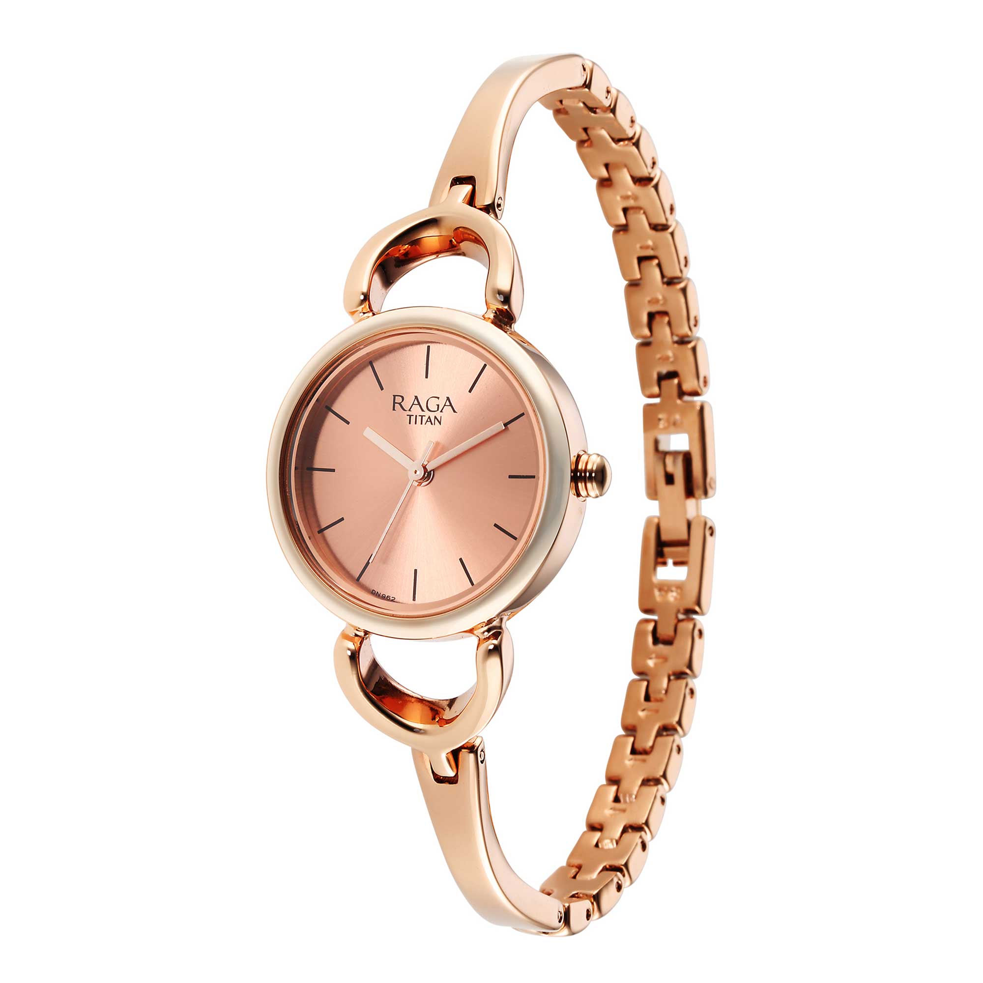 Titan Raga Rose Gold Dial Watch for Women-2724WM01