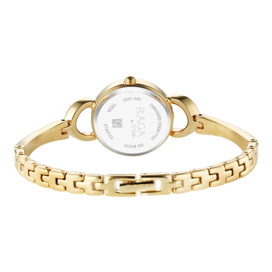 Jam Tangan Wanita Titan Raga Champagne Dial-2724YM01