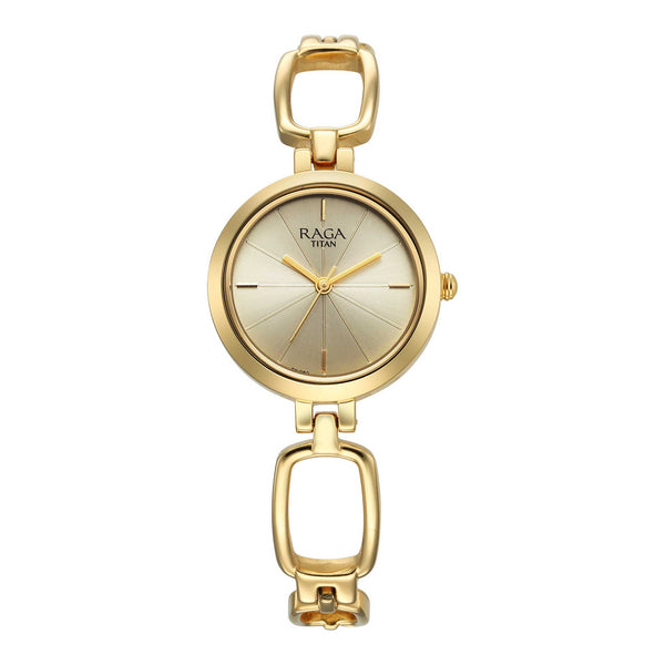 Jam Tangan Wanita Titan Raga Champagne Dial-2725YM01