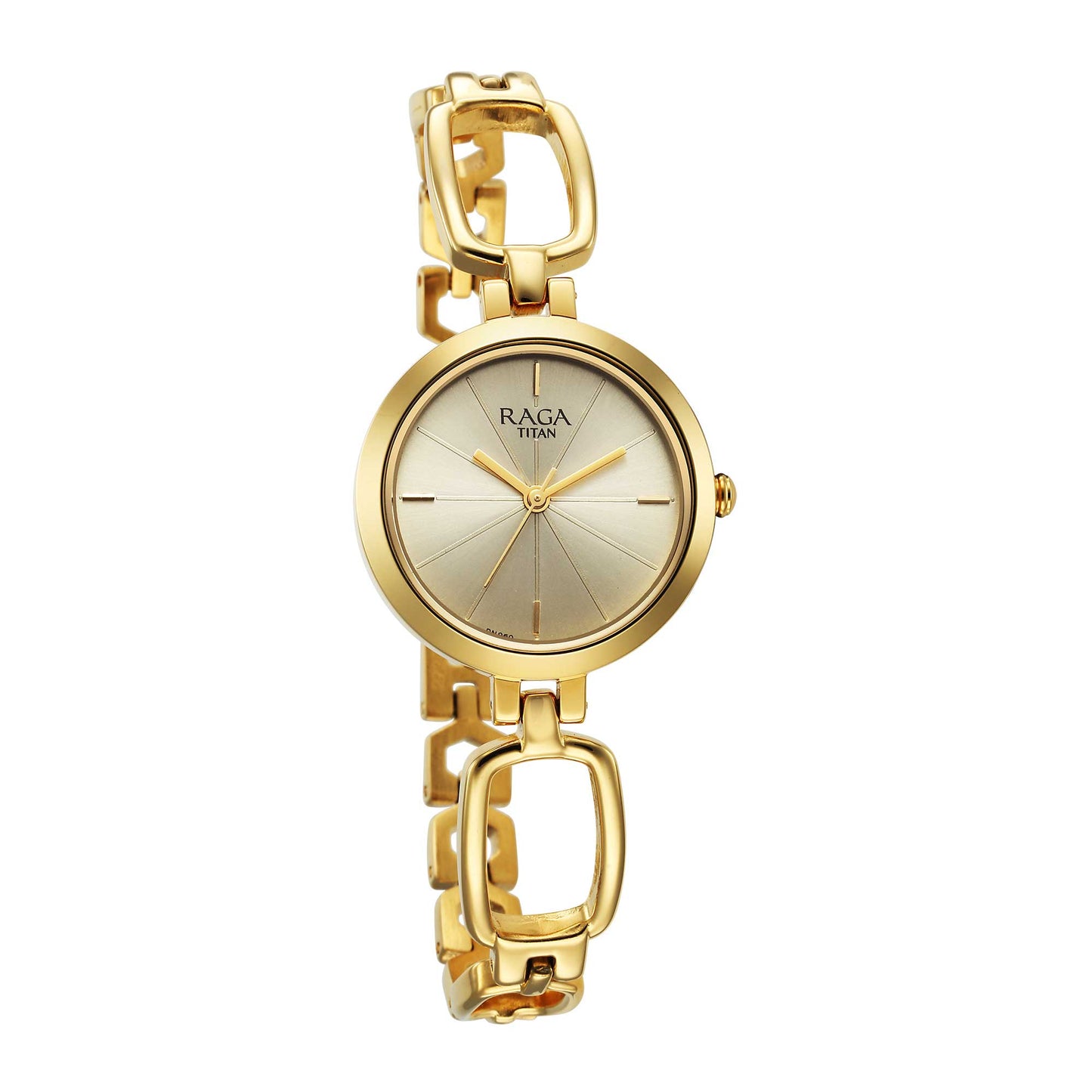 Titan Raga Champagne Dial Watch for Women-2725YM01