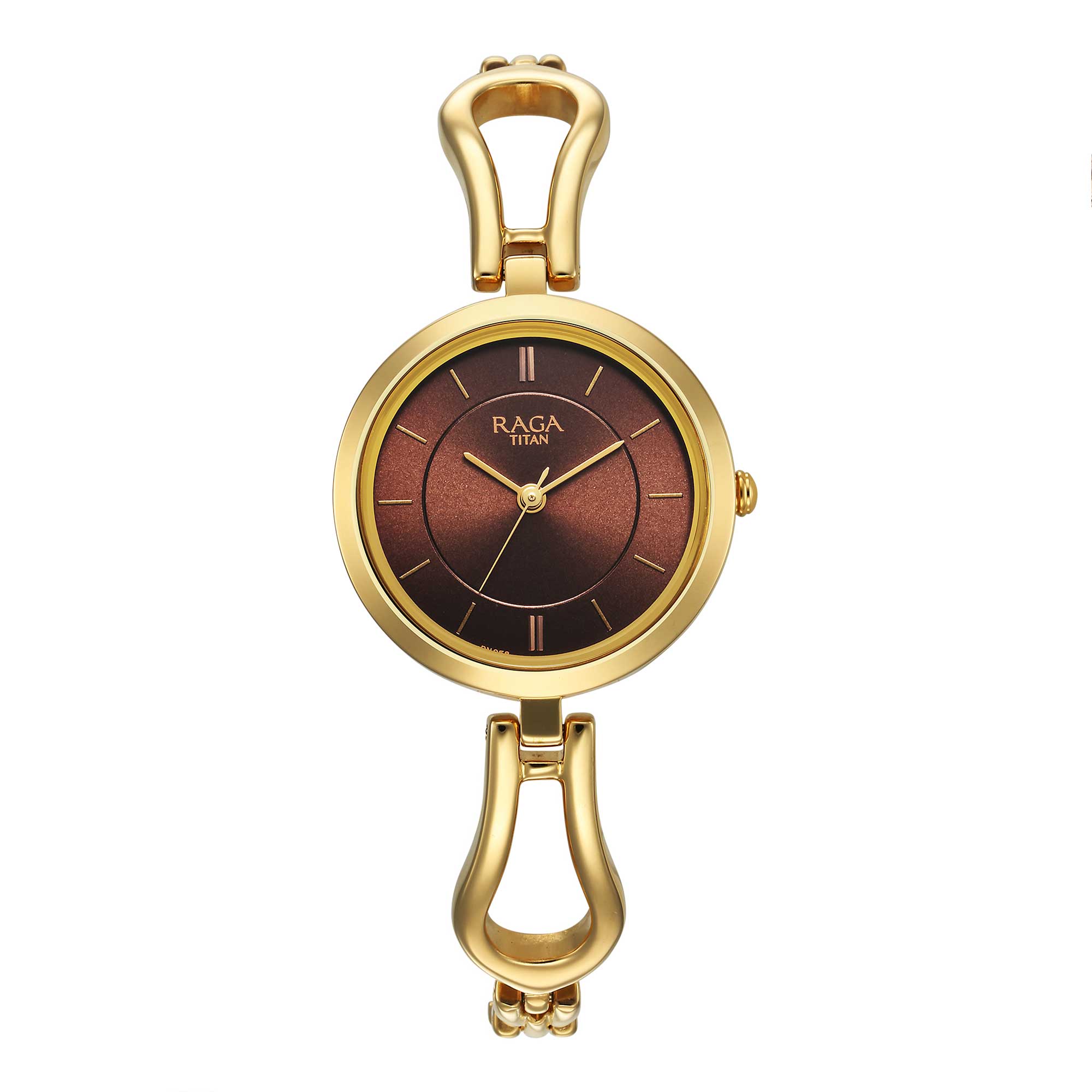 Titan Raga Champagne Dial Watch for Women-2727YM01