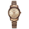 Jam Tangan Wanita Titan Karishma Quartz Analog Dail Bej Tali Keluli Tahan Karat Coklat (2760QM01)