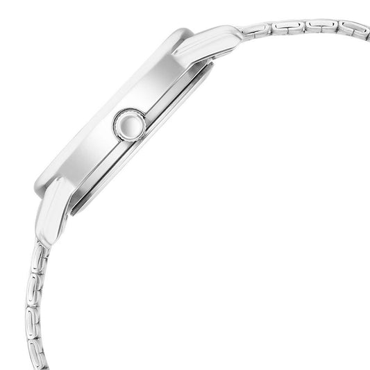 Titan Karishma Quartz Analog Blue Dial Silver Stainless Steel Strap Watch For Women(2760SM02)