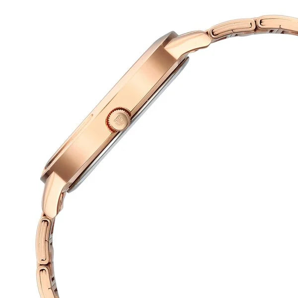 Titan Razzle Dazzle Quartz Analog Pink Dial Stainless Steel Strap Watch For Women (2764WM01)