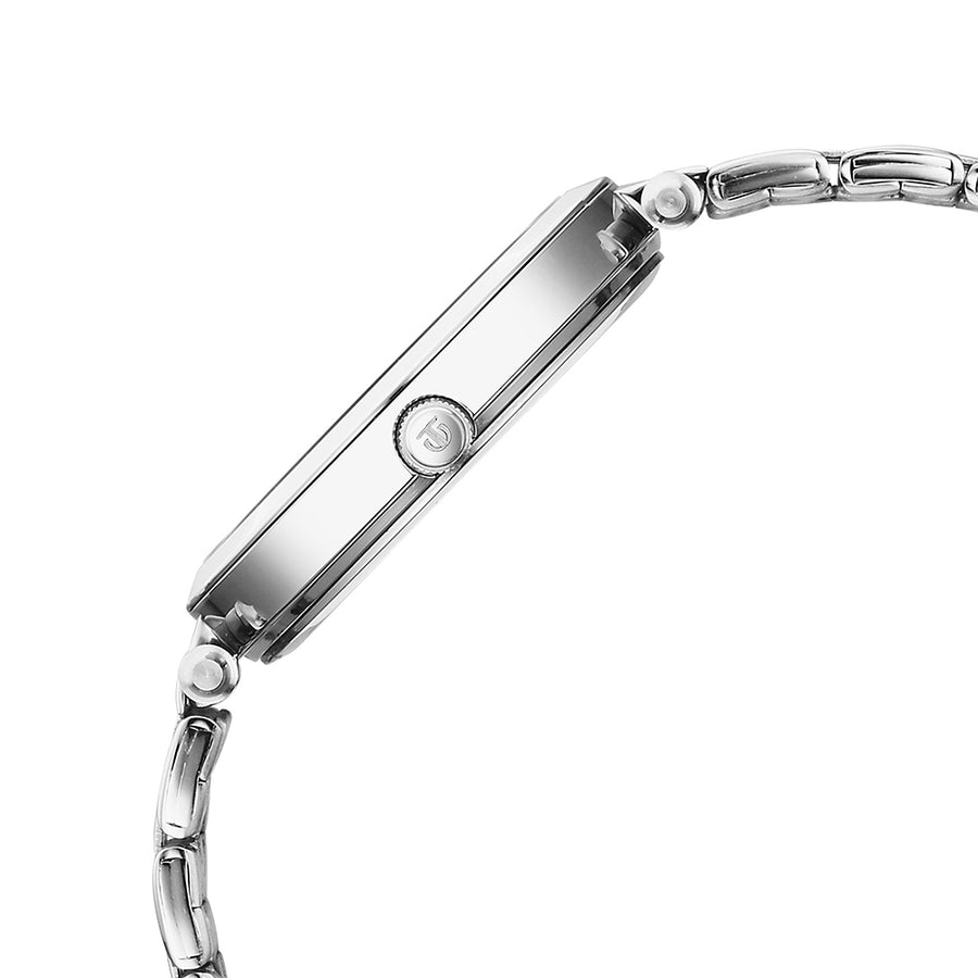 Jam Tangan Tali Logam Dail Ungu Titan Workwear untuk Wanita