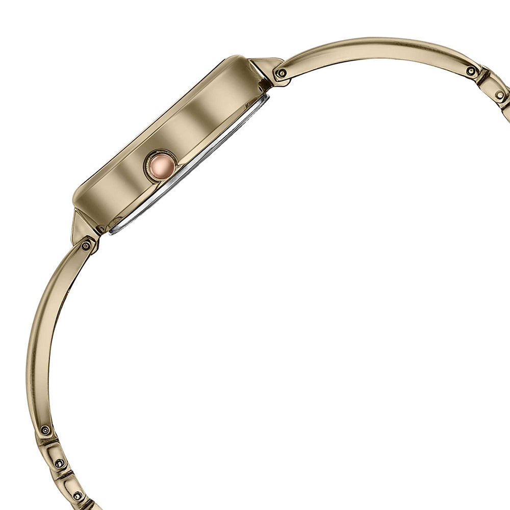 Sonata Colors of Earth Brown Dial Metal Strap Watch for Women