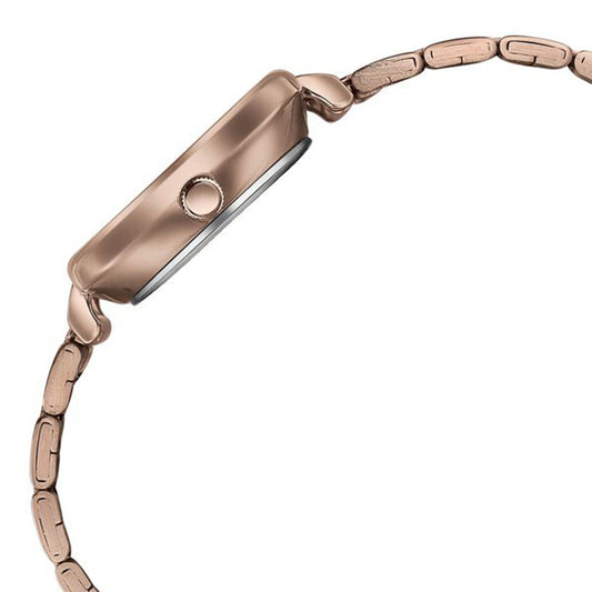 Sonata Wedding Edit Pink Dial Stainless Steel Strap Watch for Women