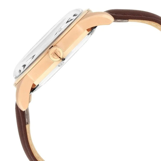 Titan Automatic Sectoral Black Dial Brown Leather Strap Watch for Men (90126WL02)