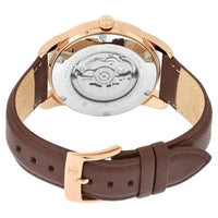 Titan Automatic Sectoral Black Dial Brown Leather Strap Watch for Men (90126WL02)