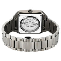 Titan Shaped Automatics Anthracite Dial Grey Stainless Steel Strap watch for Men (90162QM01)