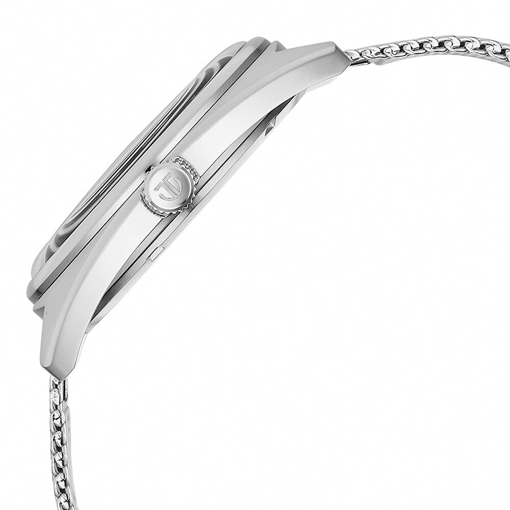 Titan Tonneau Blue Dial Mesh Stainless Steel Strap Watch for Men