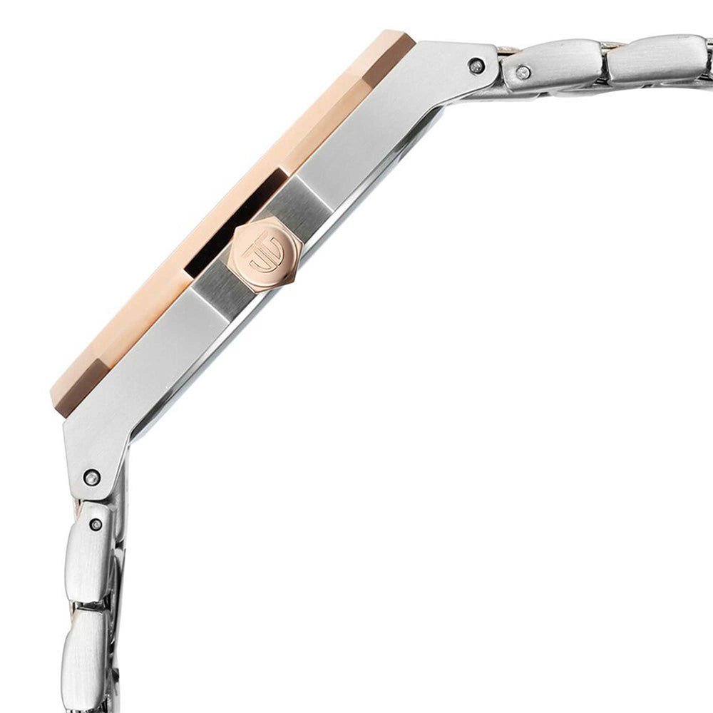 Titan Regalia Dodecagon Silver Dial Stainless Steel Strap Watch for Men