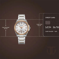 Titan Classique Big Date Silver Dial Stainless Steel Strap Watch for Men