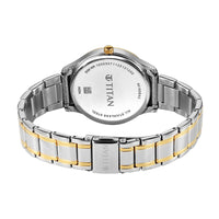 Titan Noor Collection Green Dial Stainless Steel Strap Watch for Women