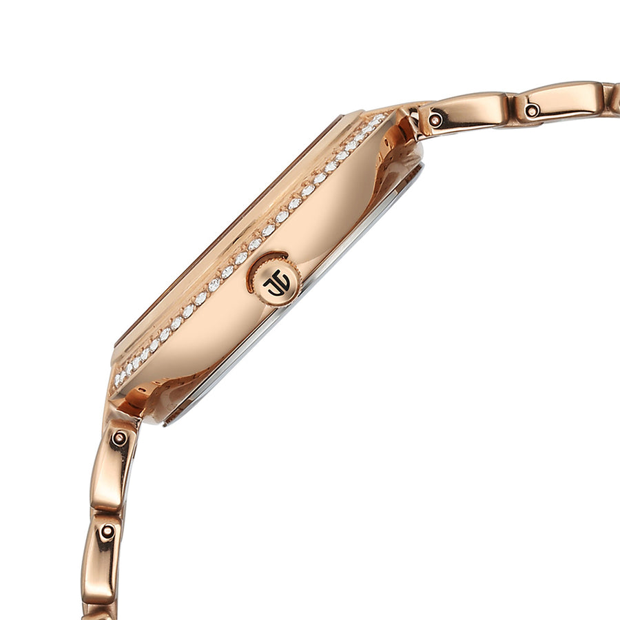 Titan Eternal Pink Dial Metal Strap Watch for Women