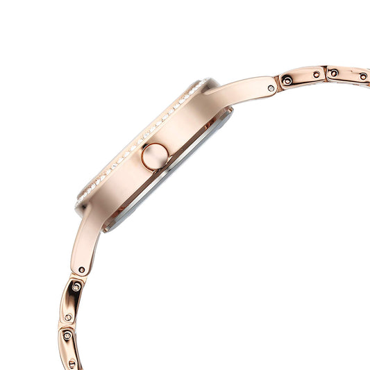 Titan Raga Showstopper Mother of Pearl Dial Metal Strap Watch for Women