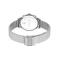 Jam Tangan Tali Logam Titan Timeless Urban Blue Dial untuk Wanita