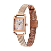 Titan Horizon Pink Dial Stainless Steel Strap Watch for Women