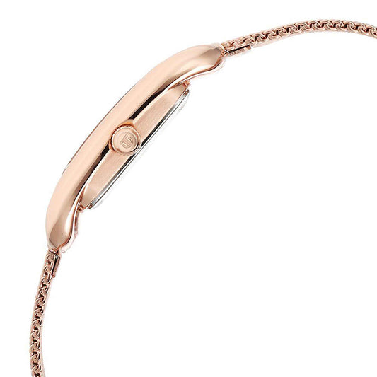 Titan Horizon Pink Dial Stainless Steel Strap Watch for Women