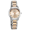 Titan Horizon Quartz Analog Rose gold Dial Stainless Steel Strap Watch For Women (95299KM01)