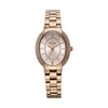 Titan Metro Rose Gold Dial Stainless Steel Strap Watch for Women