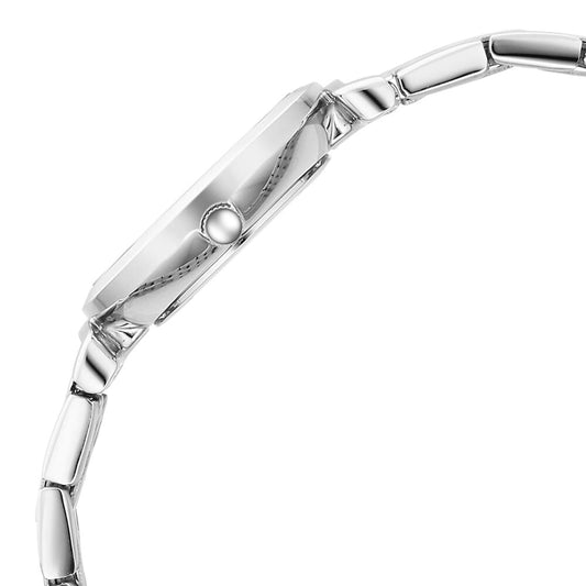 Titan Workmode Pink Dial Stainless Steel Strap Watch for Women