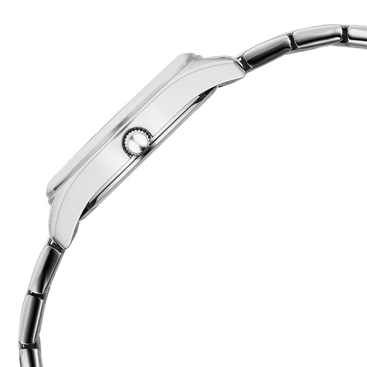 Titan Workmode Green Dial Stainless Steel Strap Watch for Women