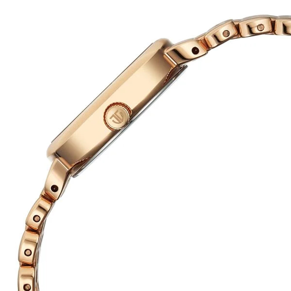 Jam Tangan Tali Keluli Tahan Karat Dail Mutiara Titan Glamour untuk Wanita