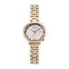 Titan Raga Spotlight White Dial Rose Gold Metal Strap Analog Watch For Women