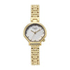 Titan Raga Spotlight White Dial Gold Metal Strap Analog Watch For Women
