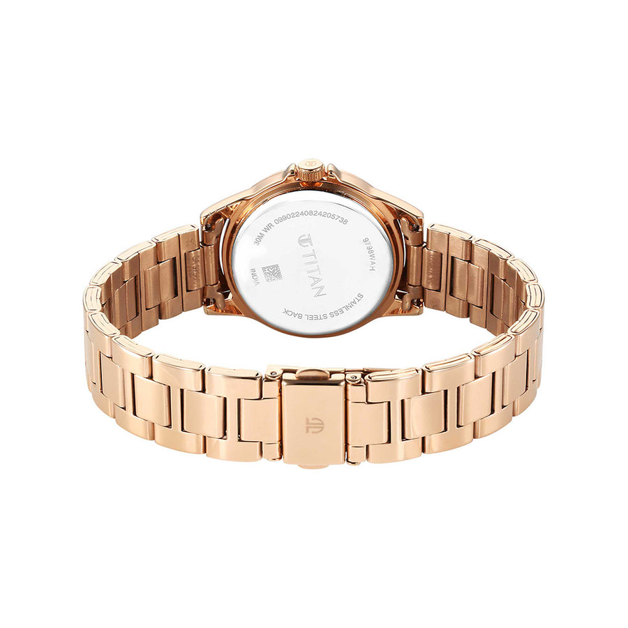 Jam Tangan Wanita Titan Sparkle Tembaga Ibu Mutiara