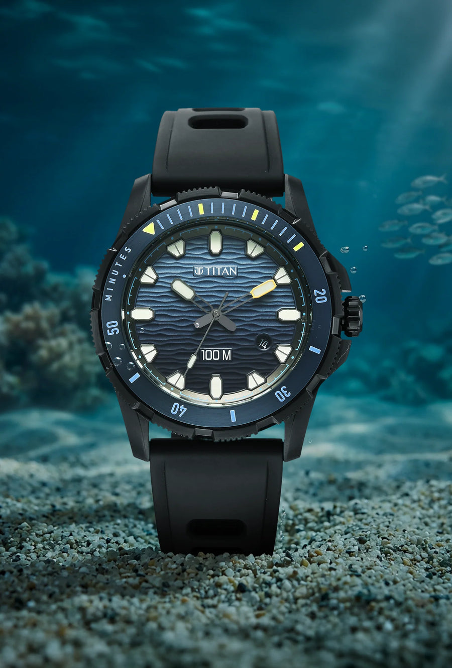 Titan Zero Hour Diver's FKM Strap Watch