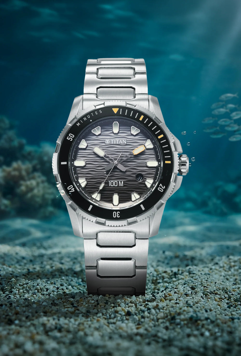 Titan Zero Hour Diver's Analog with Date Watch