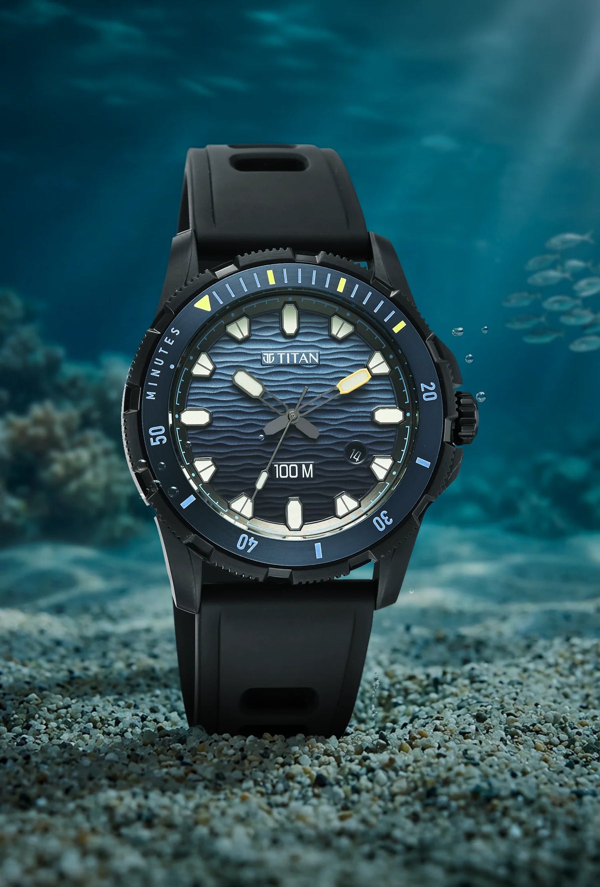 Titan Zero Hour Diver's FKM Strap Watch